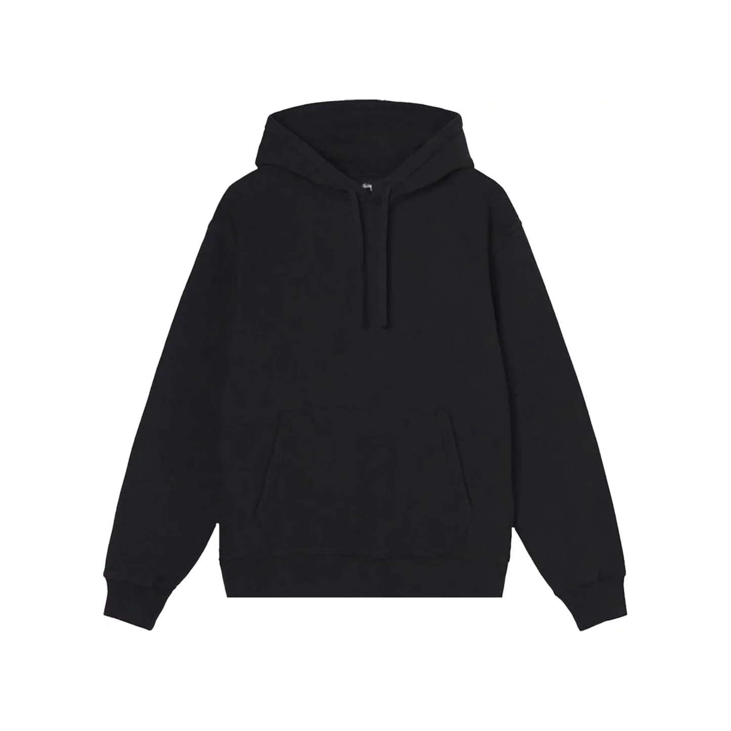 Stüssy Back Hood Applique Hoodie Black Front