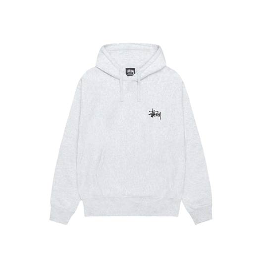 Stüssy California Grown Hoodie Ash Heather Front