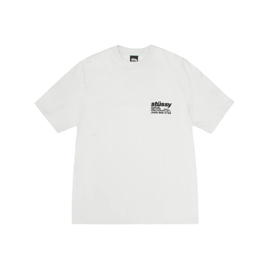 Stüssy DNA Pigment Dyed Tee White Front