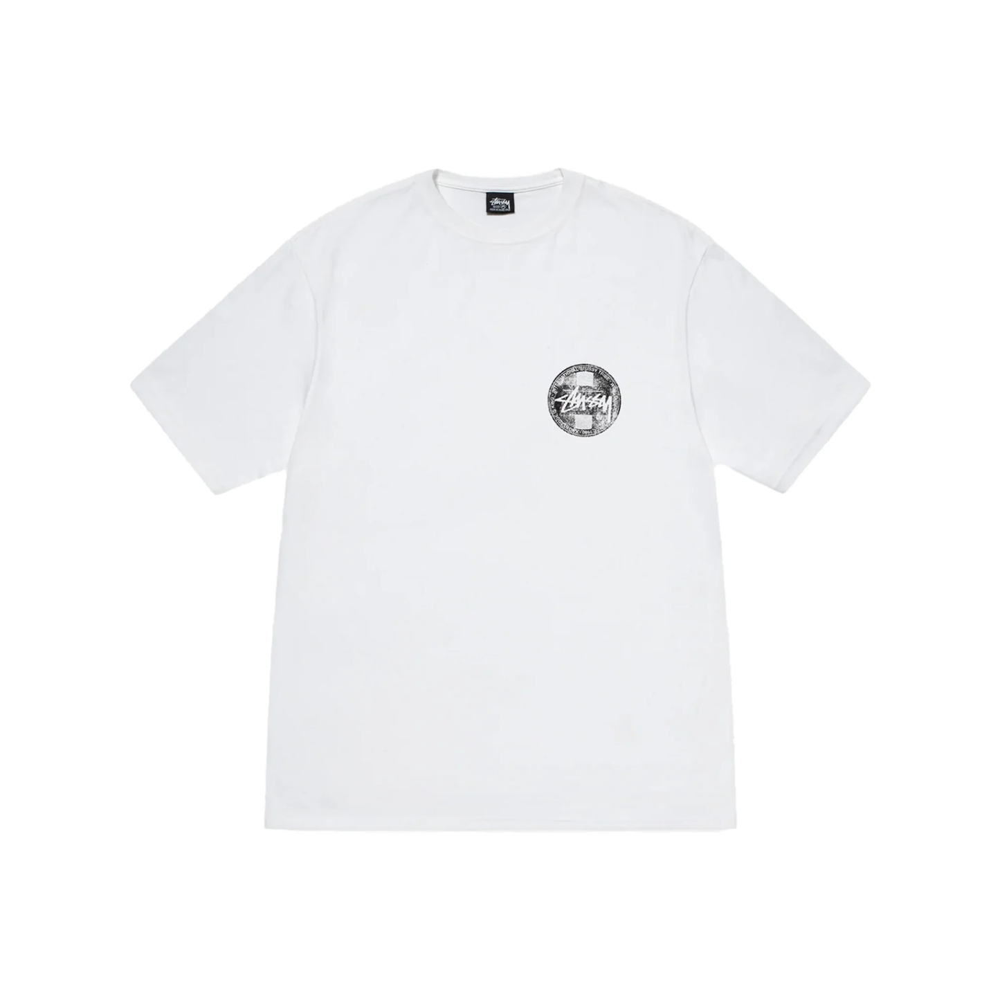 Stüssy Dot Stamp Tee White Front