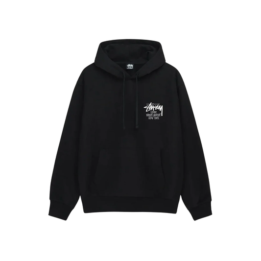 Stüssy Dover Street Market New York Hoodie Black Front