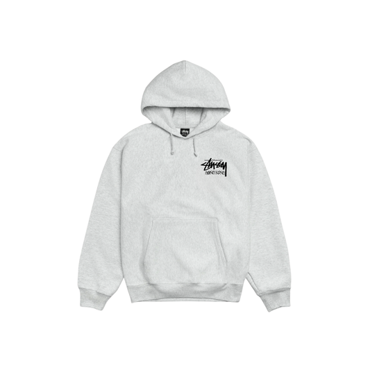 Stüssy Hong Kong Hoodie Ash Heather Front