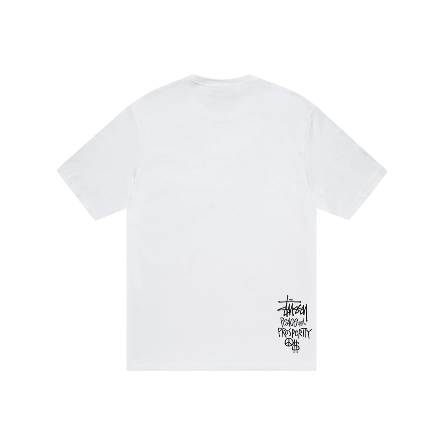 Stüssy Peace & Prosperity Tee White Back