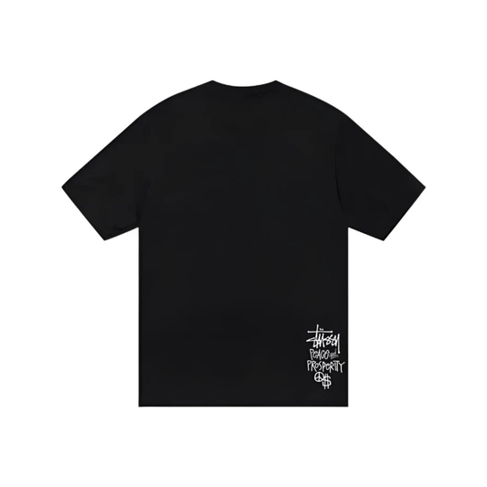 Stüssy Peace & Prosperity Tee Black Back