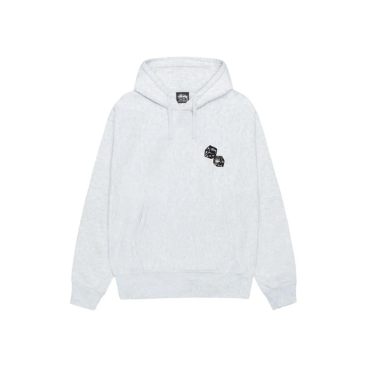 Stüssy Shakers Hoodie Ash Heather Front