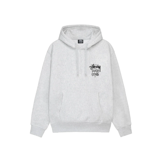 Stüssy Tough Gear Hoodie Ash Heather Front