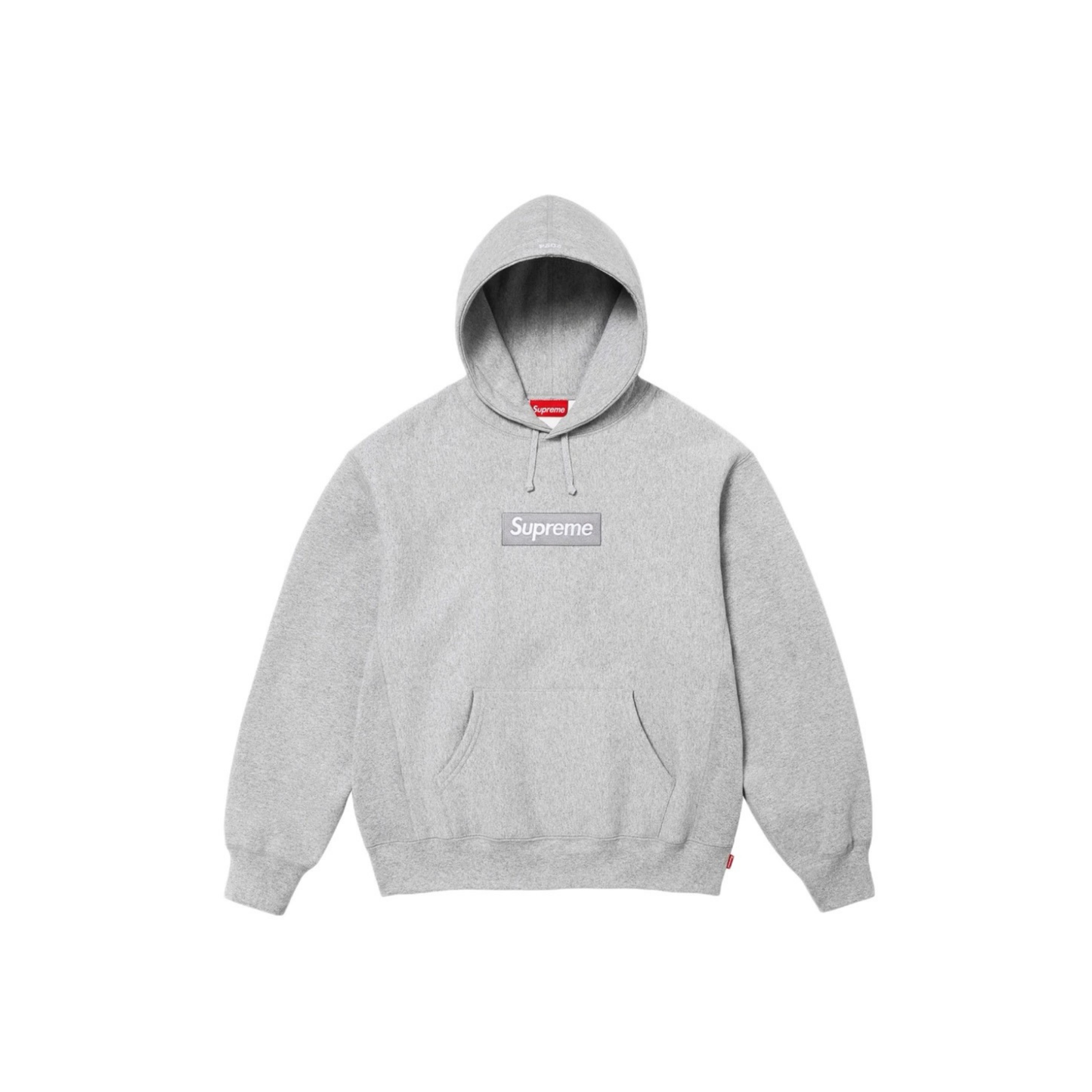 Supreme Box Logo Hoodie Grey Front