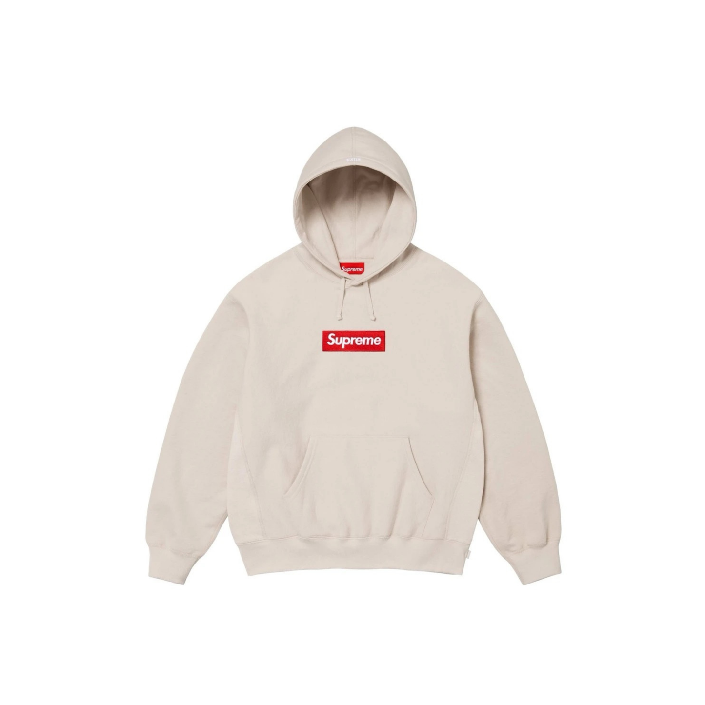 Supreme Box Logo Hoodie Stone Front