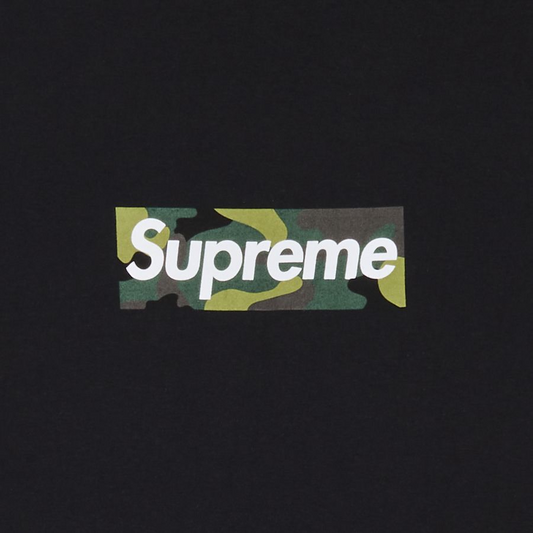 Supreme Box Logo Tee Black Front Logo