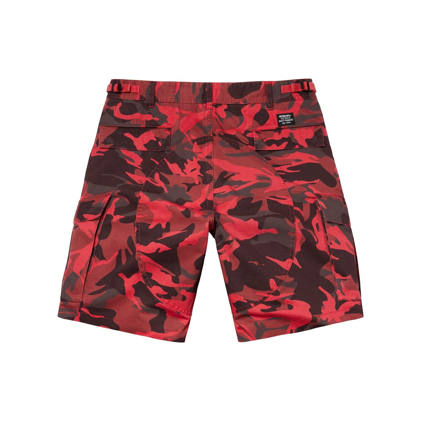 Supreme Cargo Short Red Camo Back