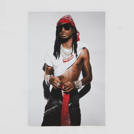 Supreme Playboi Carti Tee White Front Logo