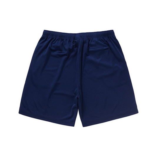 Supreme Small Box Baggy Mesh Short Navy Back