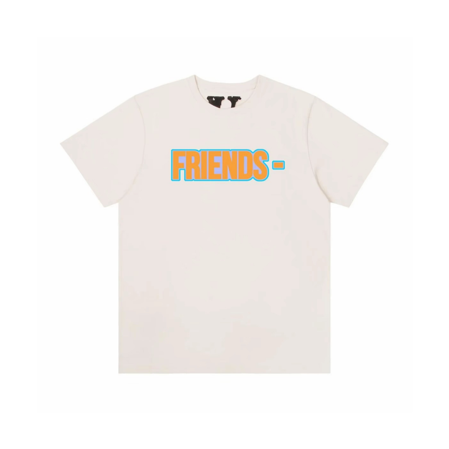 VLONE Friends Retro Tee Beige Front