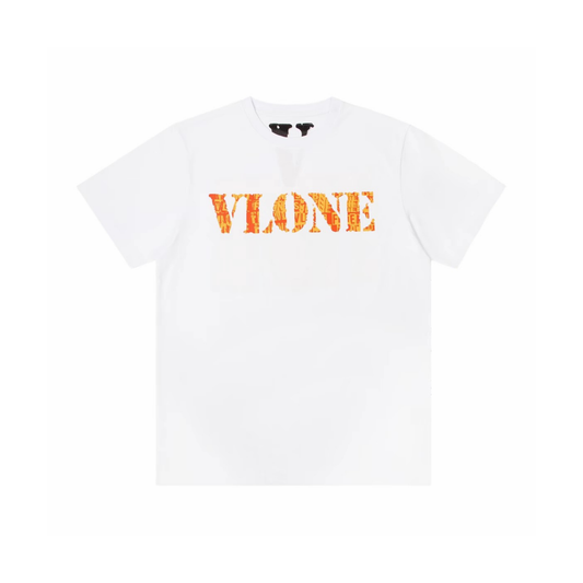 VLONE Phantom Tee White Orange Front