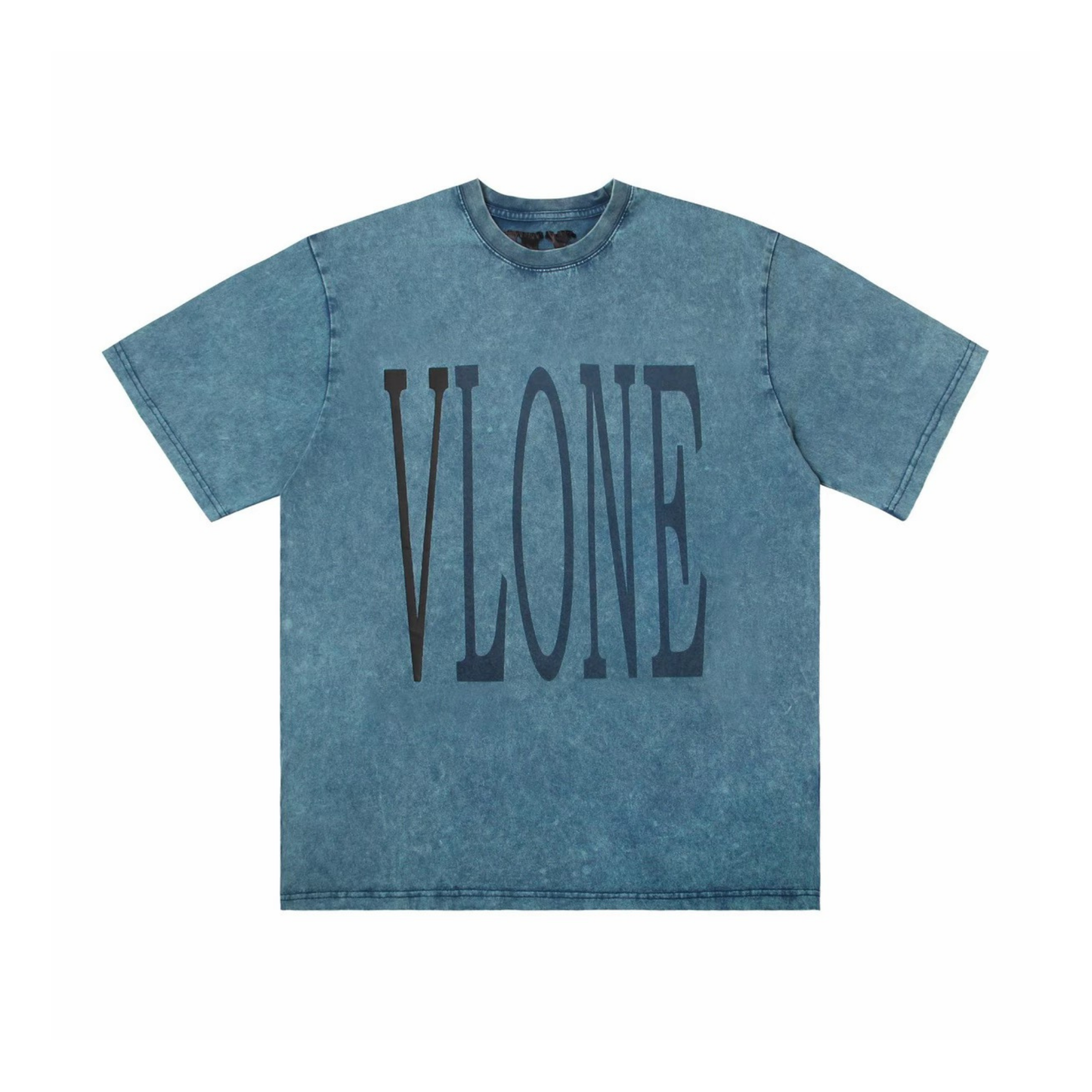 VLONE Staple Tee Washed Blue Front