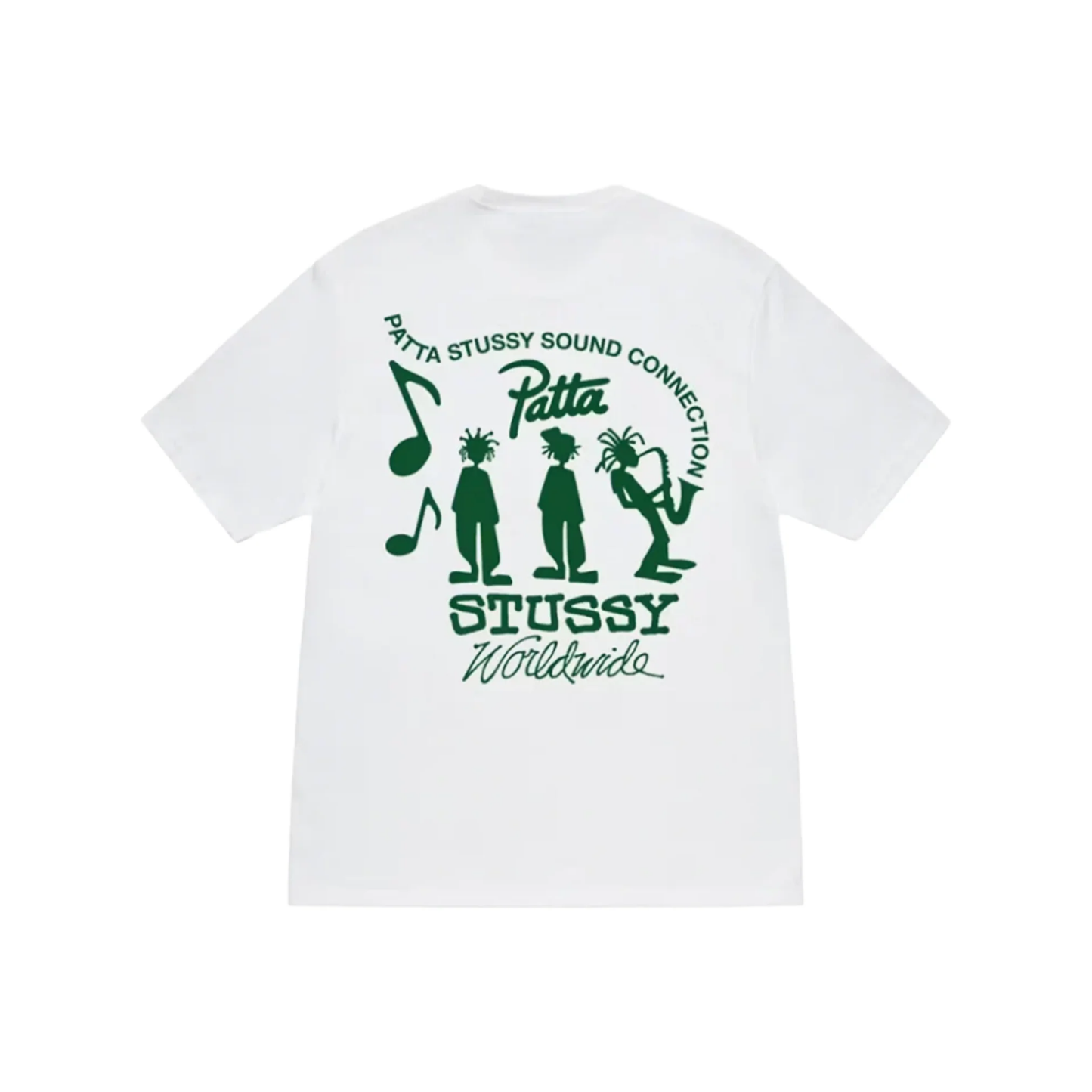 Stüssy x Patta Sound Connection Tee White