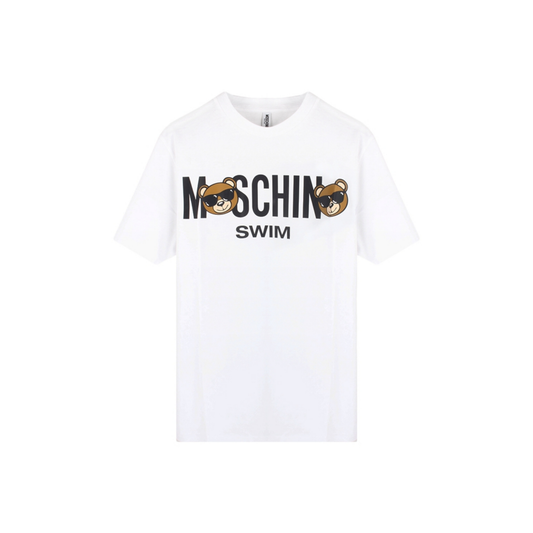 Moschino Bear Logo Tee White
