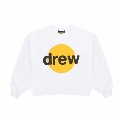 Drew House Infinite Joy Boxy Crewneck White