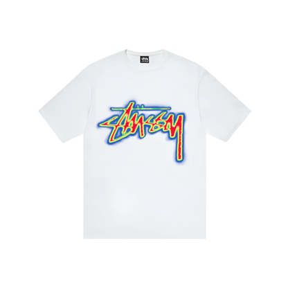 Stüssy Thermal Stock Tee White