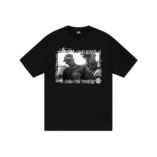 Stüssy Gang Starr Take It Personal Tee Black