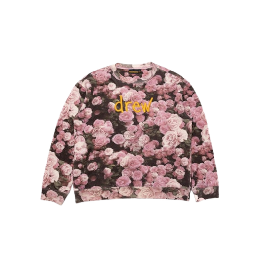 Drew House Scribble Crewneck Roses