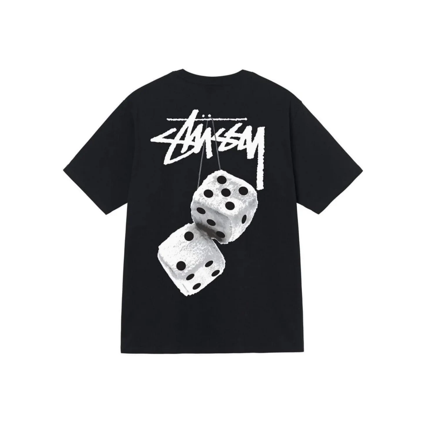 Stüssy Fuzzy Dice Tee Black