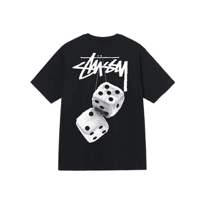 Stüssy Fuzzy Dice Tee Black