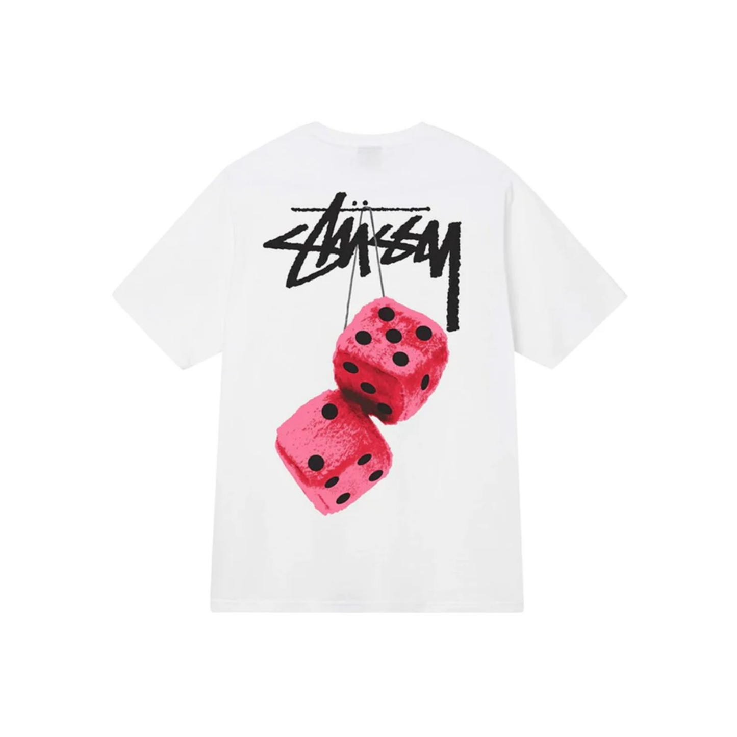 Stüssy Fuzzy Dice Tee White