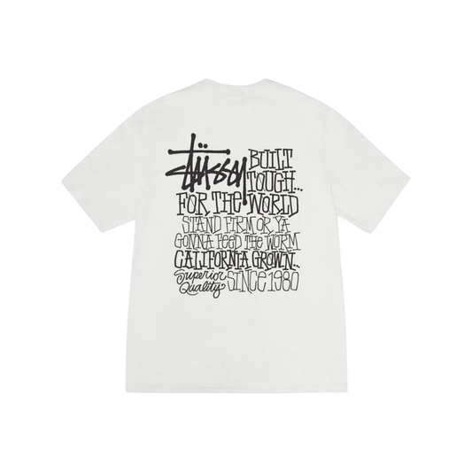 Stüssy California Grown Pigment Dyed Tee White