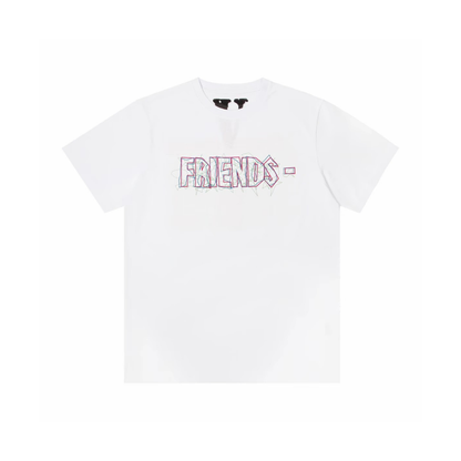 VLONE Quantum Entanglement Friends Tee White