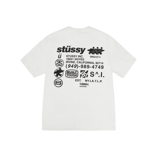 Stüssy DNA Pigment Dyed Tee White