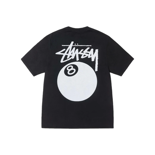 Stüssy 8 Ball Pigment Dyed Tee Black