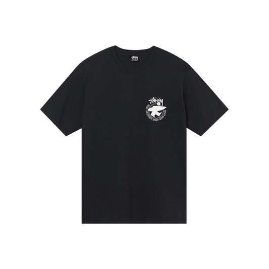 Stüssy Beach Roots Pigment Dyed Tee Black