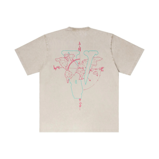VLONE Map Tee Beige
