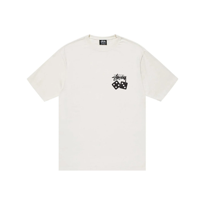 Stüssy Dice Pigment Dyed Tee Natural
