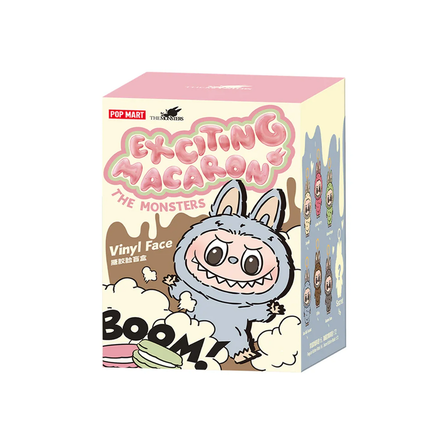 POP MART LABUBU THE MONSTERS - Exciting Macarons Vinyl Face Doll Pendant Keychain (Version 1)
