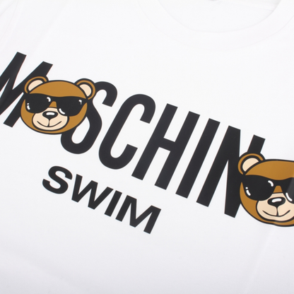 Moschino Bear Logo Tee White