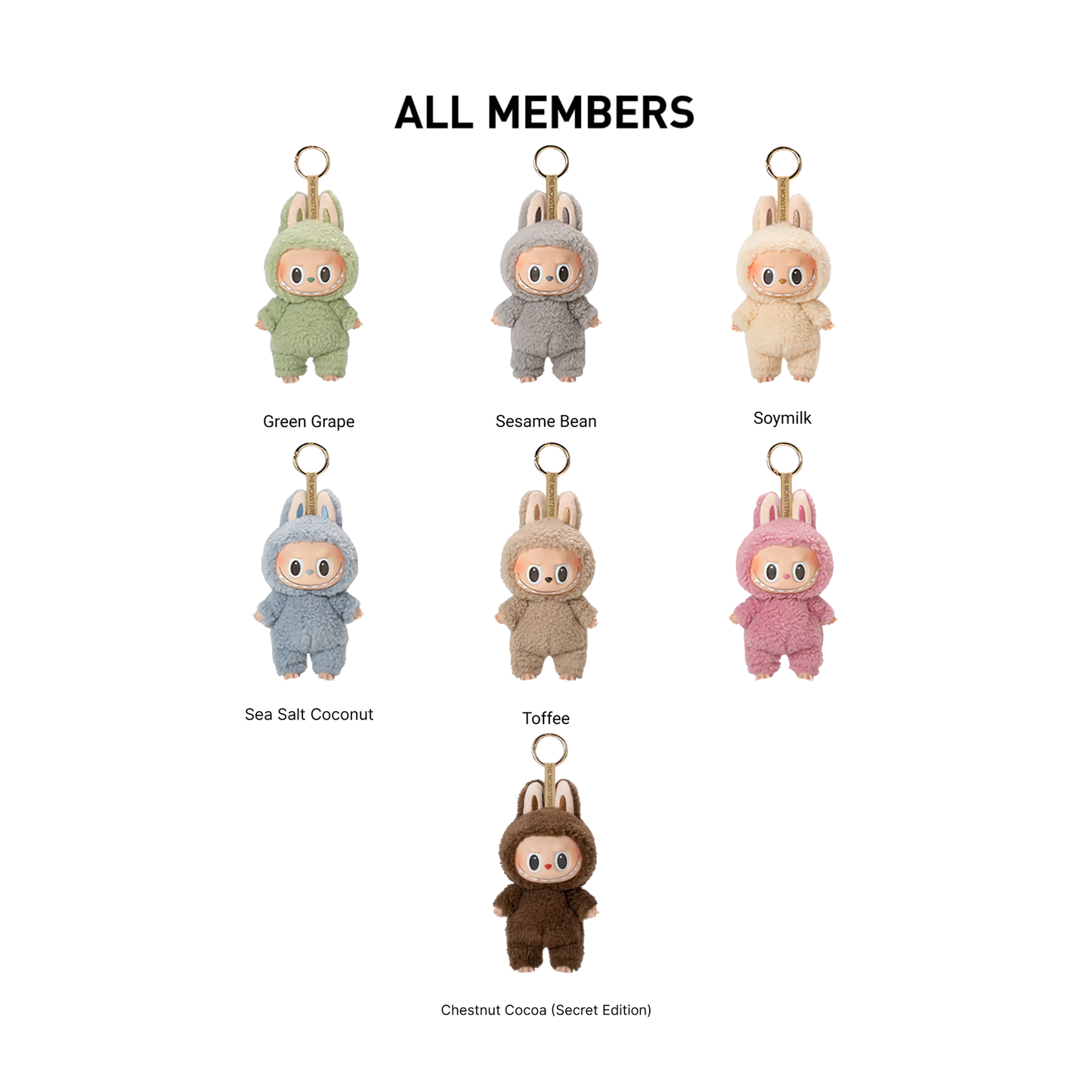 POP MART LABUBU THE MONSTERS - Exciting Macarons Vinyl Face Doll Pendant Keychain (Version 1)