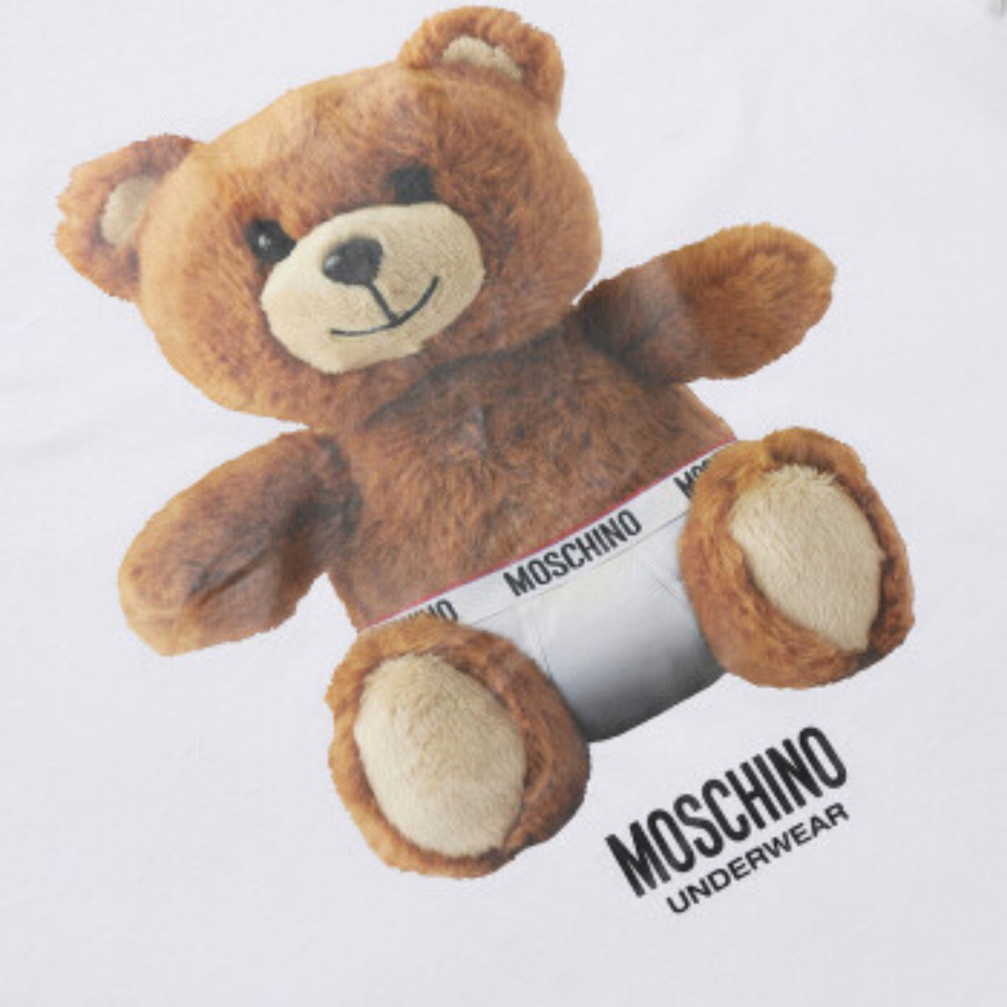 Moschino Underwear Bear Tee White
