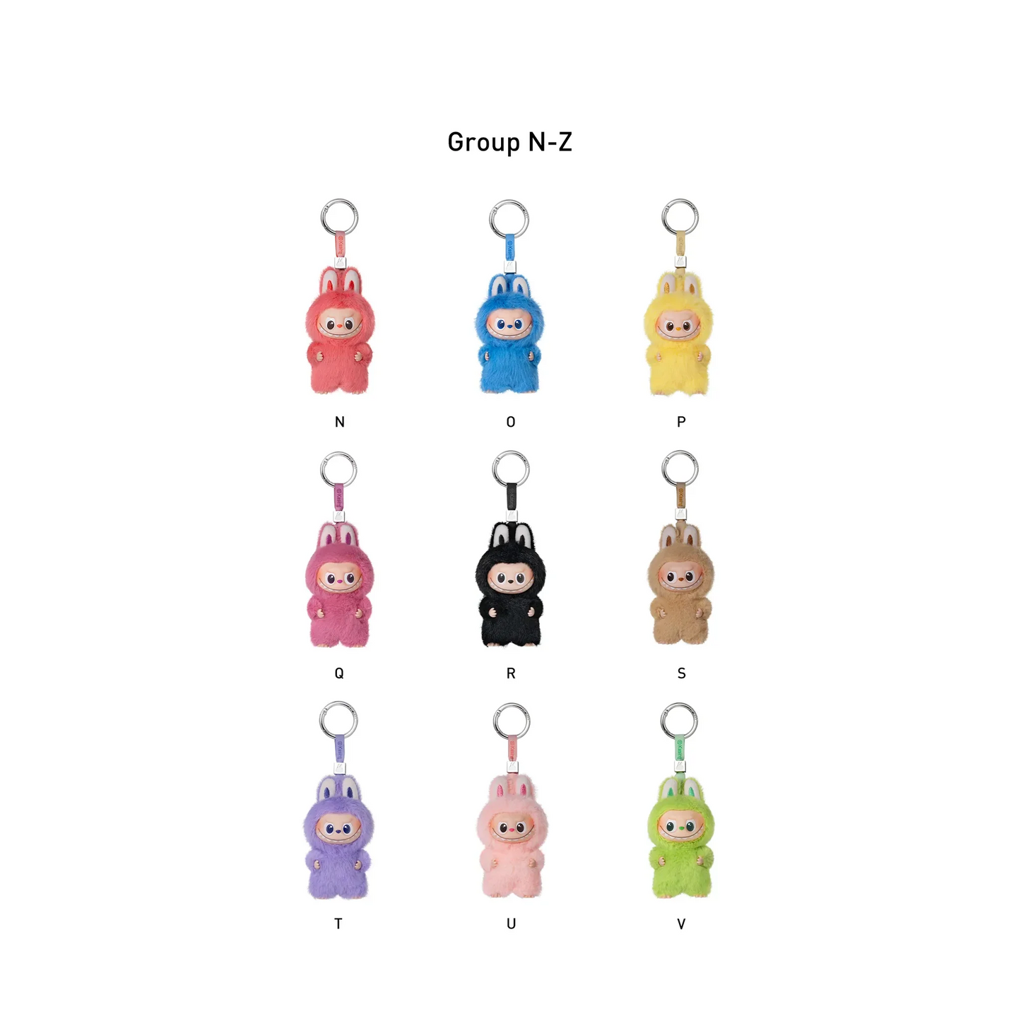 POP MART LABUBU THE MONSTERS PIN FOR LOVE SERIES - Vinyl Plush Pendant Blind Box (N-Z)