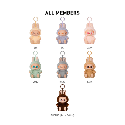POP MART LABUBU THE MONSTERS - Have A Seat Vinyl Plush Doll Pendant Keychain (Version 2)