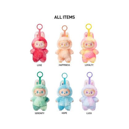 POP MART LABUBU THE MONSTERS - Big Into Energy Series Vinyl Plush Pendant Keychain (Version 3)