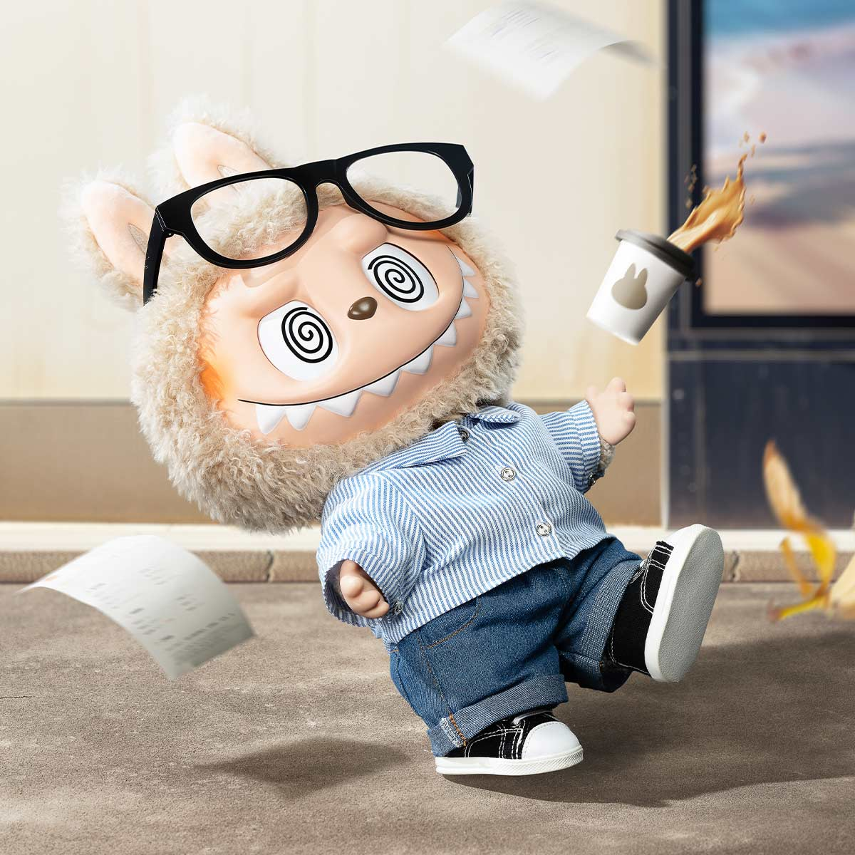 POP MART LABUBU THE MONSTERS FLIP WITH ME - Vinyl Plush Doll