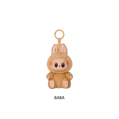 POP MART LABUBU THE MONSTERS - Have A Seat Vinyl Plush Doll Pendant Keychain (Version 2)