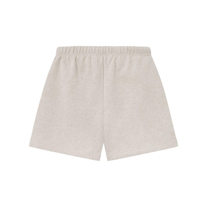 Fear of God Essentials Soccer Fleece Shorts Heather Stone SS25