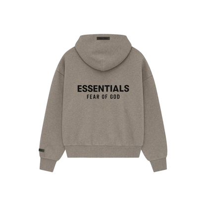 Fear of God Essentials Classic Fit Fleece Hoodie Homestead Heather SS25