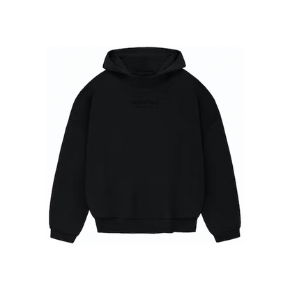 Fear of God Essentials Hoodie Jet Black FW23