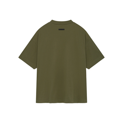 Fear of God Essentials Jersey Crewneck Tee Military FW24