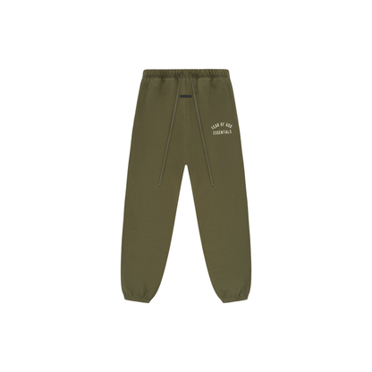 Fear of God Essentials Fleece Sweatpants Military FW24