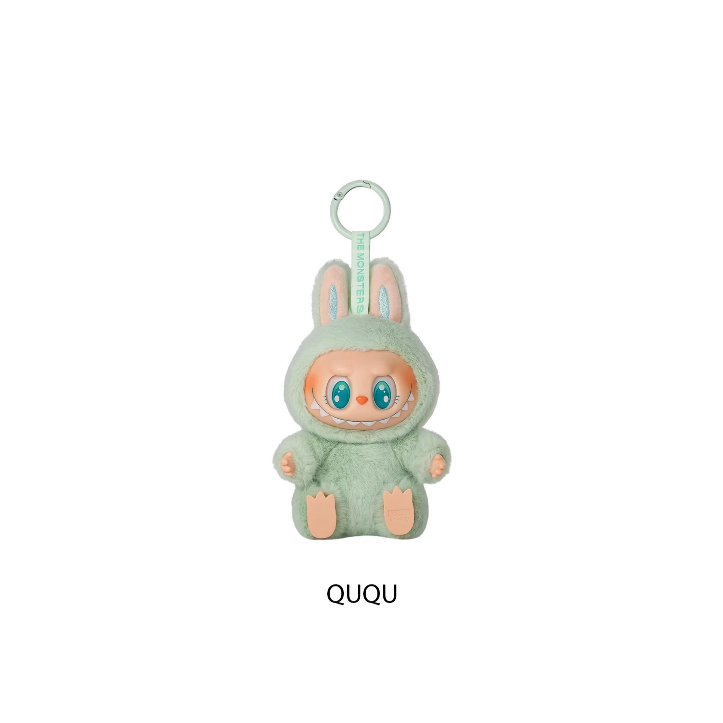 POP MART LABUBU THE MONSTERS - Have A Seat Vinyl Plush Doll Pendant Keychain (Version 2)